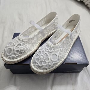 Target Floral White Espadrilles